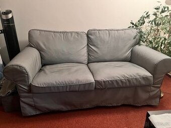 EKTORP 2místná pohovka, Hakebo tmavě šedá