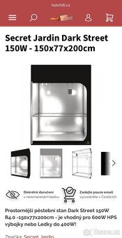 Pěstební stan 450w LED