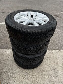 ALU kola VW se zimními pneu 215/60 R16