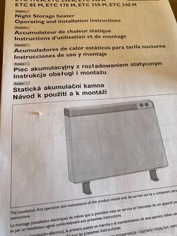 Akumulační kamna nová - 1