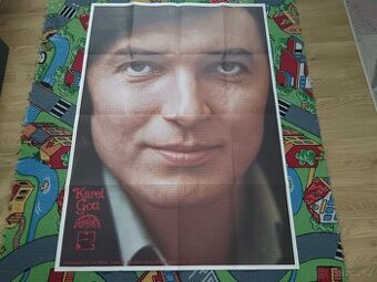 Obrovský plakát A0 Karel Gott 1972 - 1