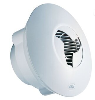 Ventilátor do koupelny +modul s čidlem pohybu, hygrostatem a