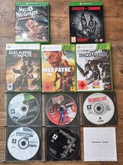 Hry na Xbox 360 a na Xbox One a na Playstation 1