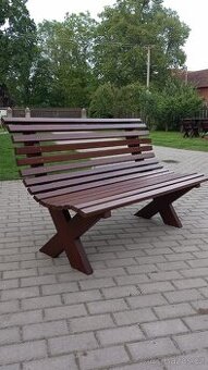 Zahradní posezení- Český výrobek,lavice dřevěná