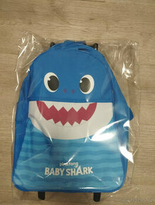 Dětský kufr na kolečkách Baby Shark - 1
