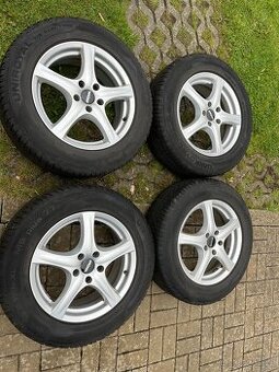 4x alu disky RONAL 5x114 R17, pneu 50%