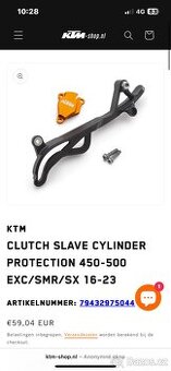 Ktm exc 450/500 chranic spojky/ valceka a kyvky