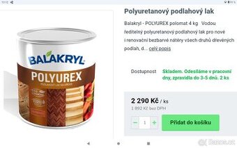 Lak na dřevo , velká sleva
