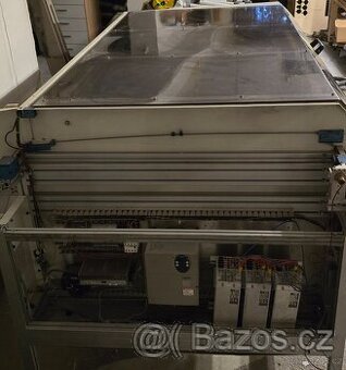 Laserová gravírka Dräger, Synrad, otočný stůl.