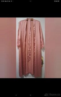 Dámsky/dívčí světle růžový župan, tenký, vel. S/36-M/38-L/40