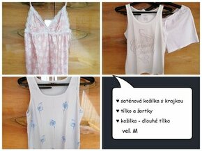 PYŽAMA ... NOČNÍ KOŠILKY vel. M ♥ cena za vše ♥
