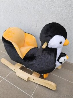 Houpací křesílko tučňák