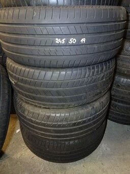 Letní pneu Bridgestone Alenza, 245/50/19, 4 ks, 6,5-7 mm