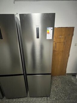 Chladnička MIDEA – šedá (nerezový vzhled), kombinovaná