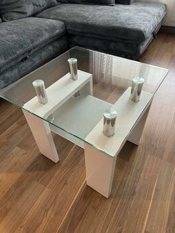 Konferenční stolek DAONOKWOD - bílá