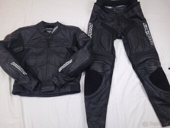 Probiker PRX Black pánska kožená moto kombinéza XL 54