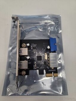 Prodám AXAGON PCEU‑232VL – PCIe rozšiřující karta s USB 3.0