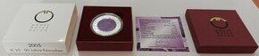 Bimetalová mince 25 euro Rakousko 2005