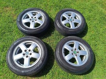 Letní alu Octavia 1 , golf, 5x100 pneu 195/65 R15
