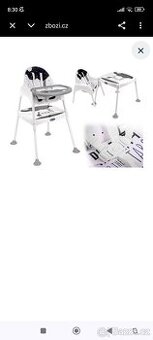 Jídelní židlička 3v1