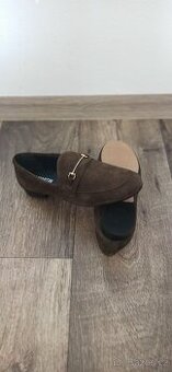 Dámské kožené polobotky