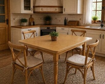 🔥 ROZKLÁDACÍ JÍDELNÍ STŮL – PRAKTICKÝ A SKLADNÝ 🔥