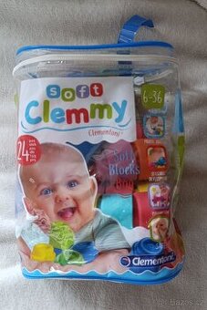Měkké kostky 24 ks Soft Clemmy baby