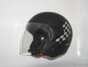 Nová helma na motorku XS motocyklová přilba na skůtr 54cm.