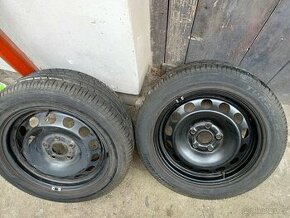 Pneumatiky+disky 205/55R16  2 kusy