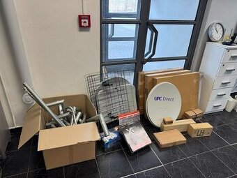 Satelity, držáky na satelity, antény a další