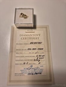 Diamantový prsten 0,20 caratu - 1