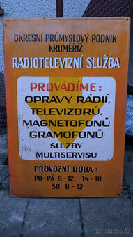 Cedule plechová