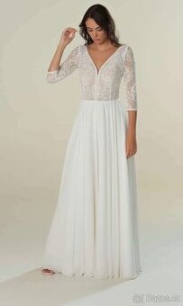 Luxusní svatební boho šaty