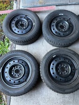 Plechové disky r16 , pneu 205/60 r16 zimní