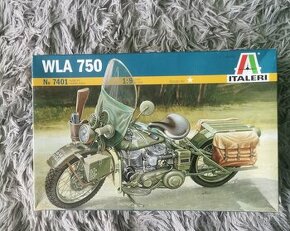 Plastikový model Americký motocykl Wla 750 - 1