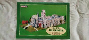 Vystřihovací papírový model zámku Hluboká - 1