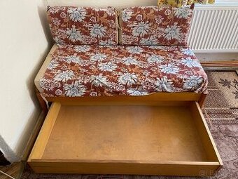 Sedačka pohovka postel 135-200cm, s velkým šuplíkem