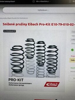 Eibach pro kit Octavia 3 golf 7 Seat Leon