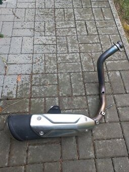 Kompletní výfukový systém na BMW G 310 GS r.v.2018.