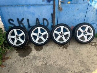 Alu kola 5x112 r17 Mercedes Benz zimní pneu
