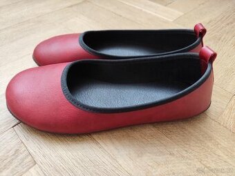 Barefoot balerínky Ahinsa vel. 39 vínové