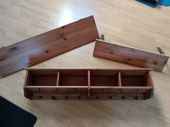 Ikea Leskvik věšák,police