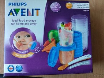 Sada nádobí a odsávačka mléka