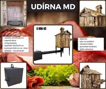 Dřevěná udírna na prodej