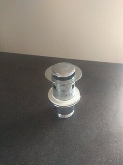 Výpust umyvadlová CLICK/CLACK 5/4" celokovová s přepadem
