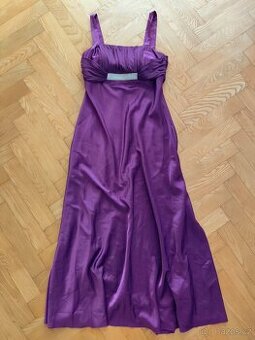 Plesové společenské šaty (satén) vel.40