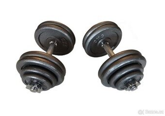 Jednoruční činkový set 2 x 30 kg