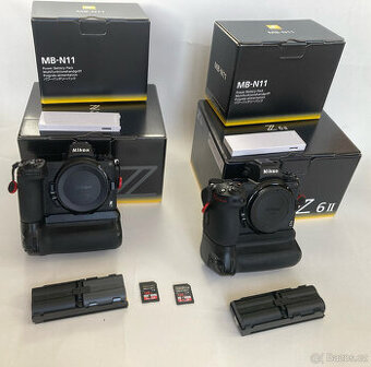 2x Nikon Z6II + MB-N11 + SD 128GB + čtečka