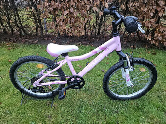 20" dětské růžové horské hliníkové kolo, rám 11"