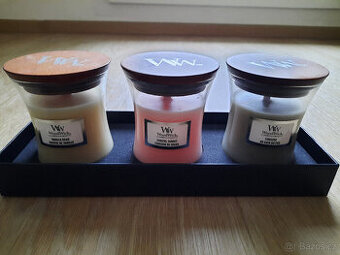 WoodWick svíčky - dárková sada 3 ks